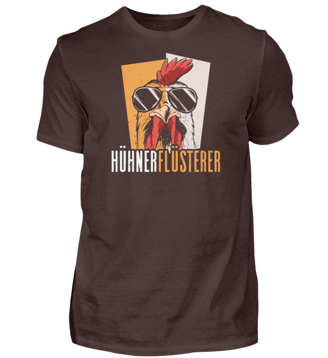 Hühnerflüsterer - Herren Shirt-Herren Basic T-Shirt-Brown-S-Agrarstarz
