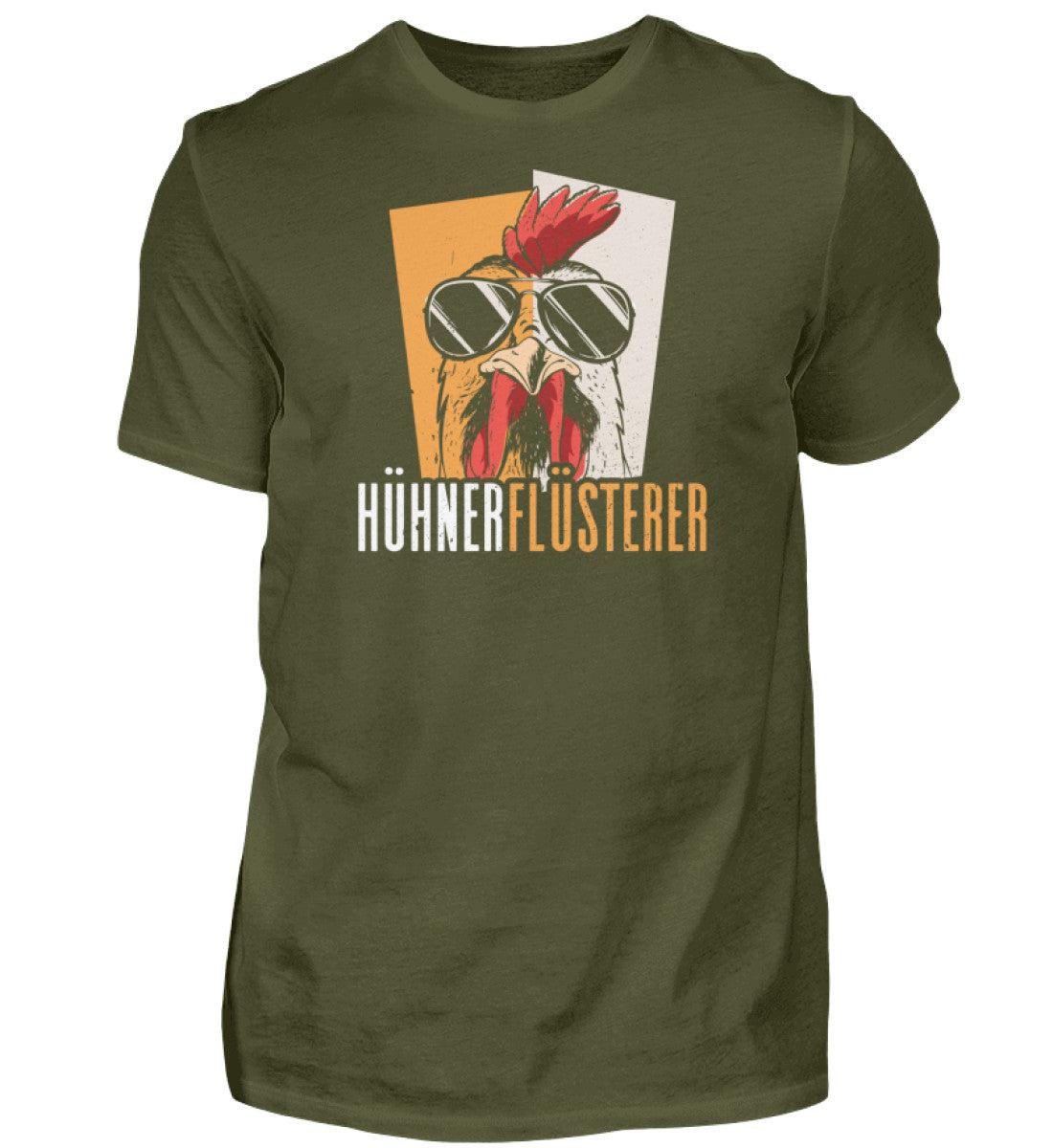 Hühnerflüsterer - Herren Shirt-Herren Basic T-Shirt-Urban Khaki-S-Agrarstarz
