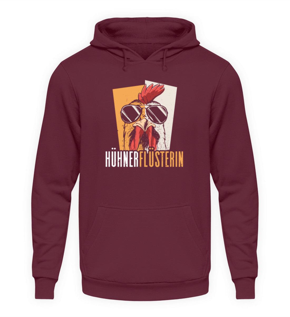 Hühnerflüsterin · Unisex Kapuzenpullover Hoodie-Unisex Hoodie-Burgundy-S-Agrarstarz