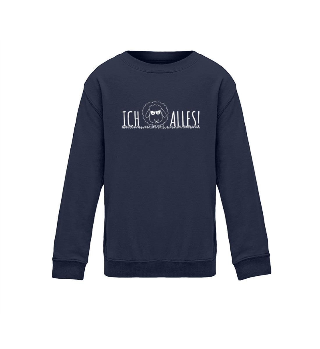 Ich Schaf alles · Kinder Sweatshirt-Kinder Sweatshirt-Oxford Navy-12/14 (152/164)-Agrarstarz