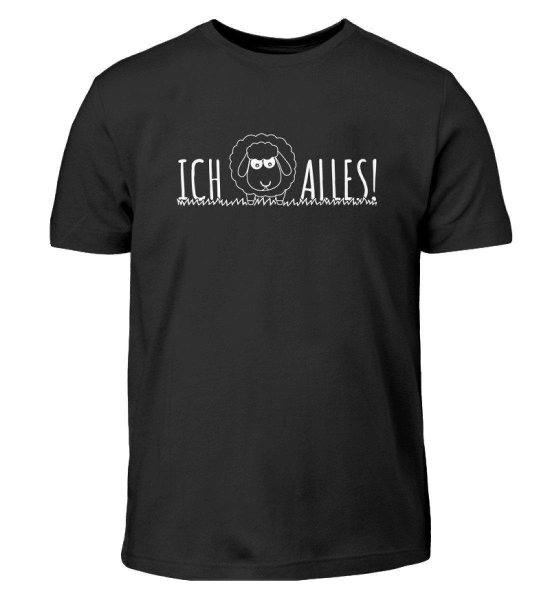 Ich Schaf alles - Kinder T-Shirt-Kinder T-Shirt-Black-12/14 (152/164)-Agrarstarz