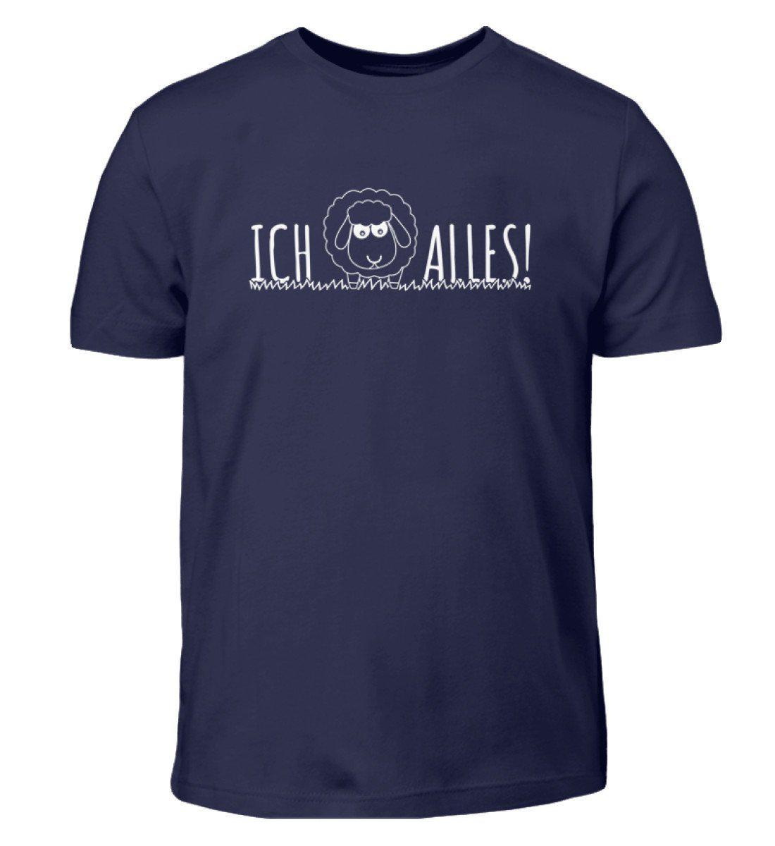 Ich Schaf alles - Kinder T-Shirt-Kinder T-Shirt-Navy-12/14 (152/164)-Agrarstarz