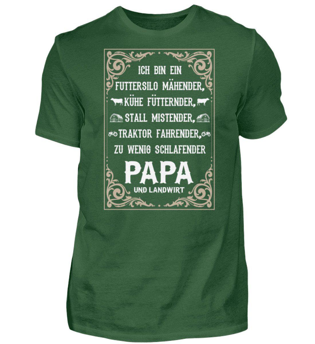 Ich bin Landwirt Papa · Herren T-Shirt-Herren Basic T-Shirt-Bottle Green-S-Agrarstarz