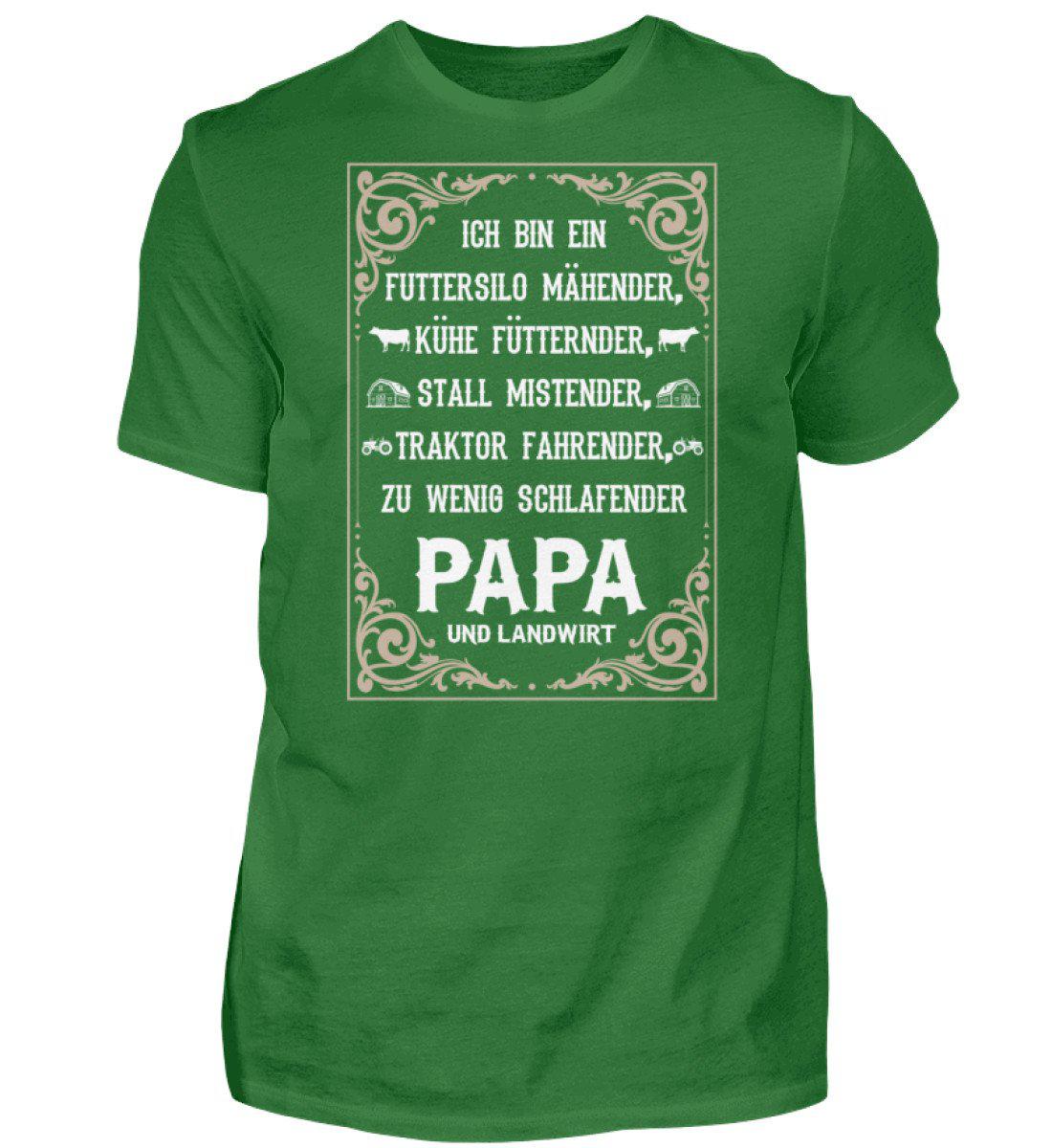 Ich bin Landwirt Papa · Herren T-Shirt-Herren Basic T-Shirt-Kelly Green-S-Agrarstarz