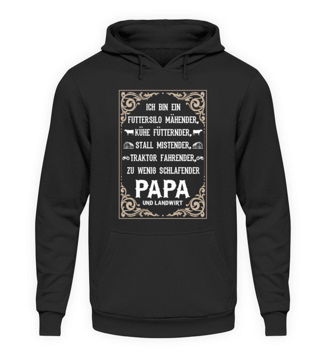 Ich bin Landwirt Papa · Unisex Kapuzenpullover Hoodie-Unisex Hoodie-Jet Black-L-Agrarstarz