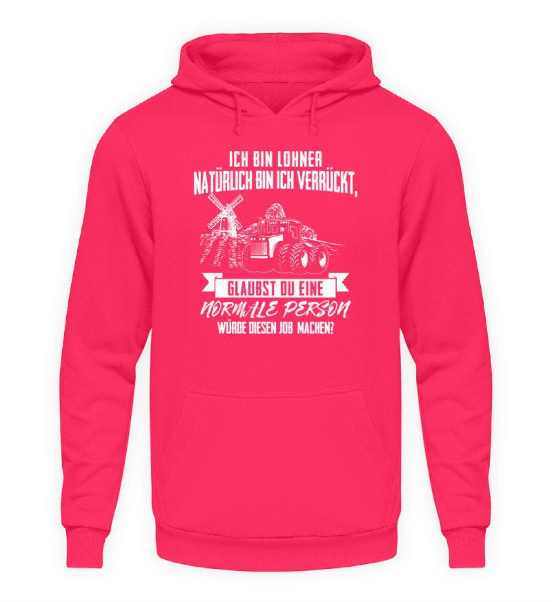 Ich bin Lohner · Unisex Kapuzenpullover Hoodie-Unisex Hoodie-Hot Pink-L-Agrarstarz