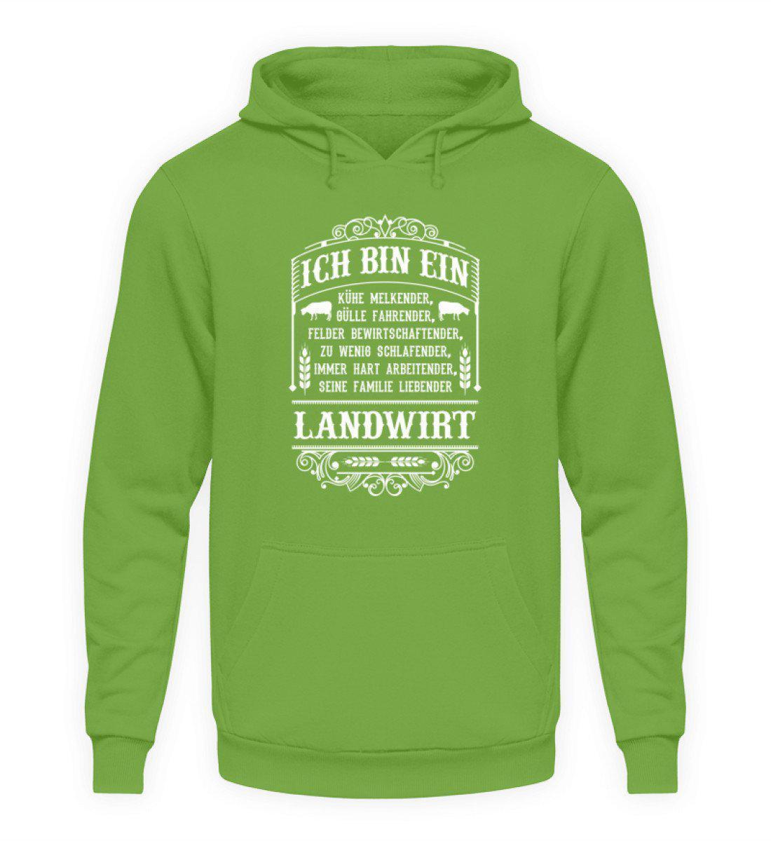Ich bin ein Landwirt · Unisex Kapuzenpullover Hoodie-Unisex Hoodie-LimeGreen-S-Agrarstarz