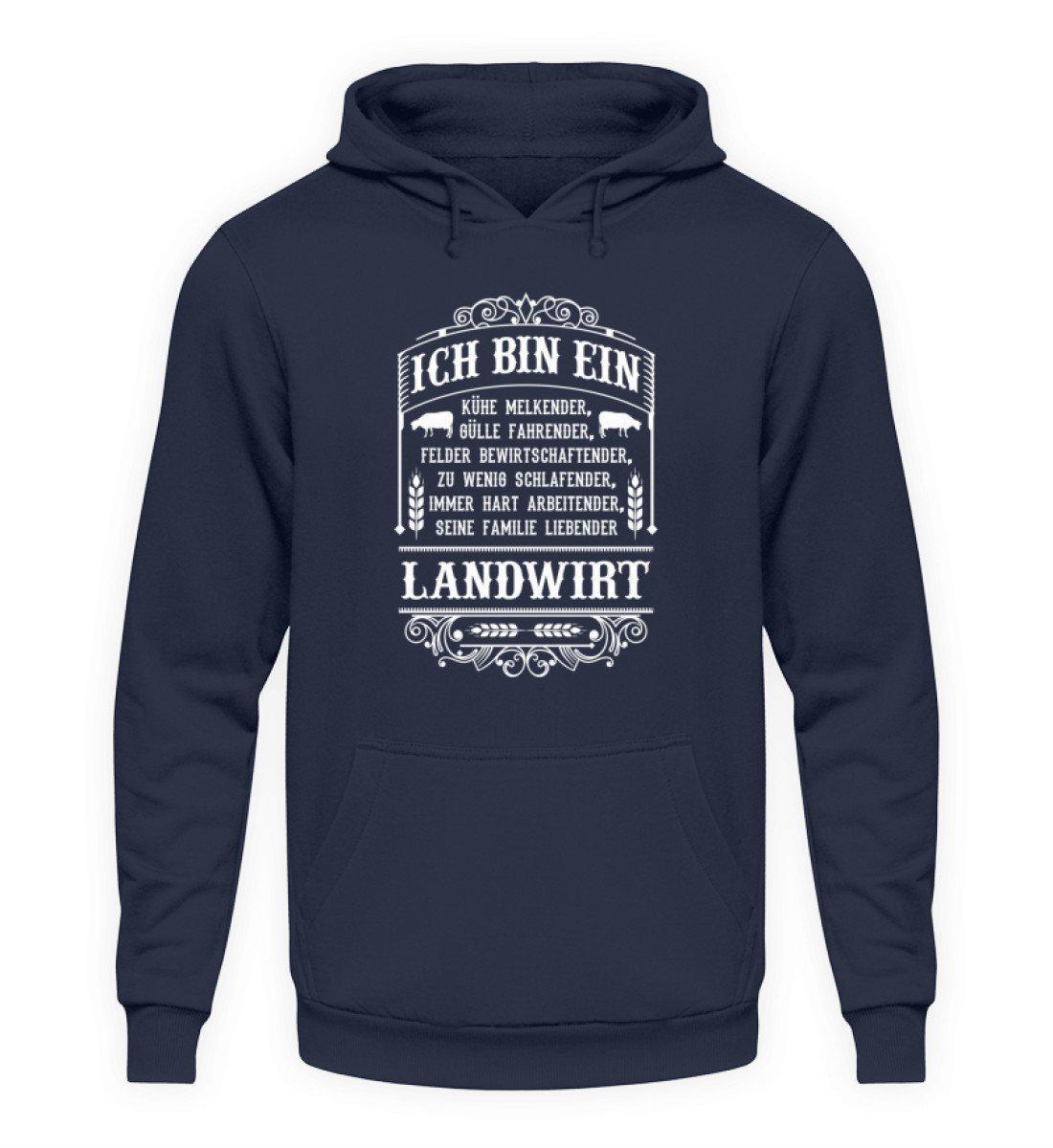 Ich bin ein Landwirt · Unisex Kapuzenpullover Hoodie-Unisex Hoodie-Oxford Navy-S-Agrarstarz