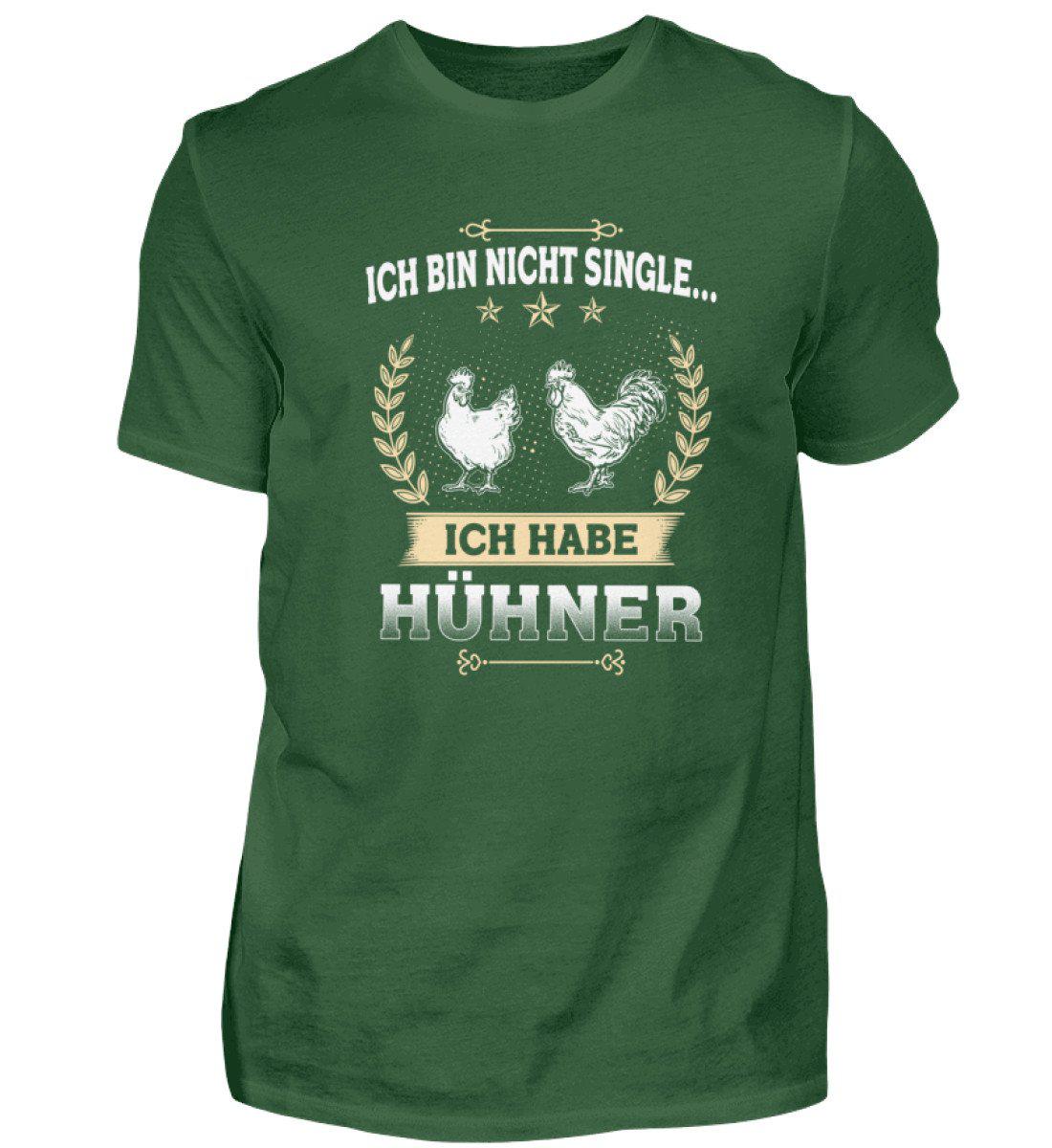Ich bin nicht single Hühner · Herren T-Shirt-Herren Basic T-Shirt-Bottle Green-S-Agrarstarz