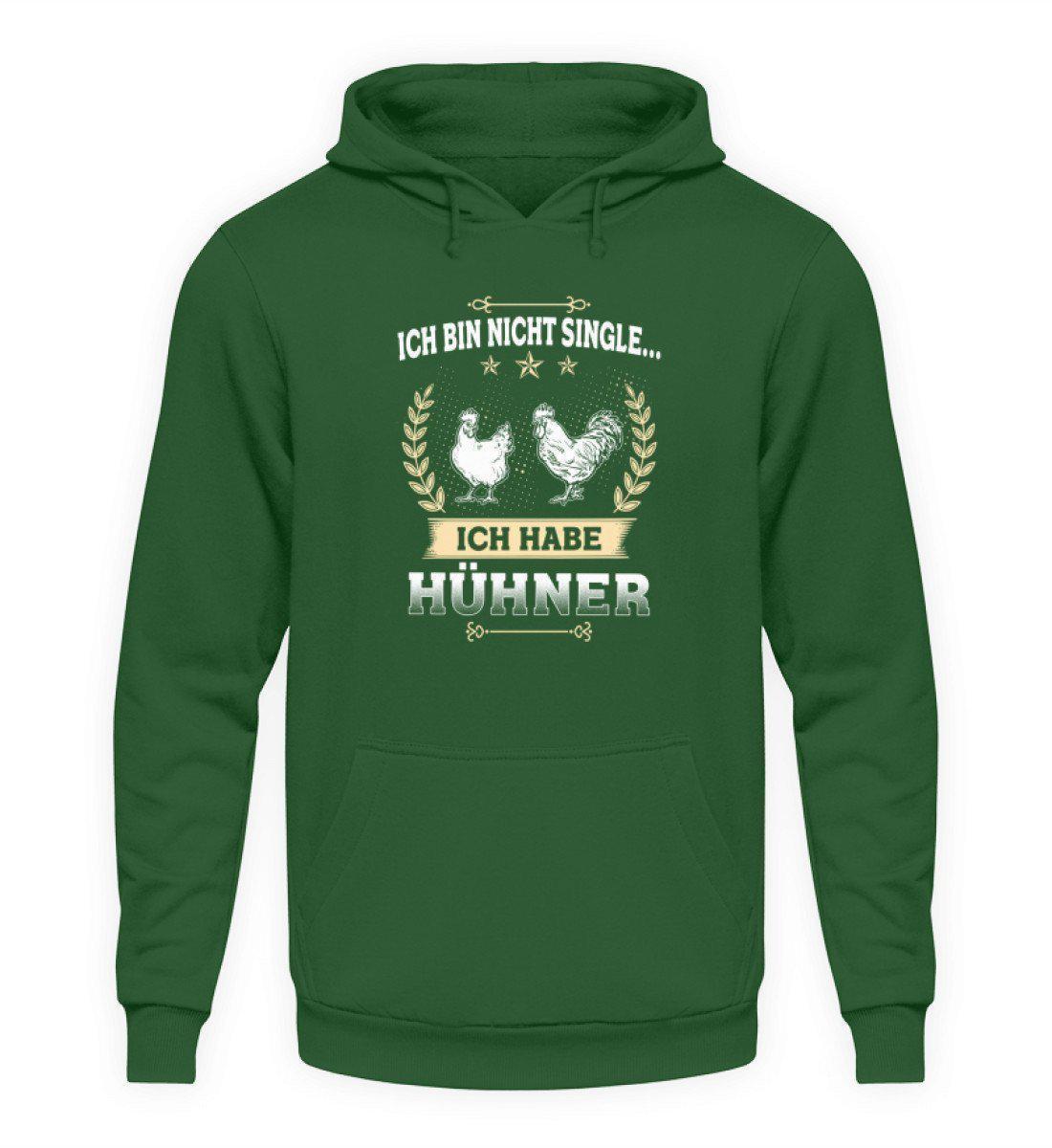 Ich bin nicht single Hühner · Unisex Kapuzenpullover Hoodie-Unisex Hoodie-Bottle Green-L-Agrarstarz