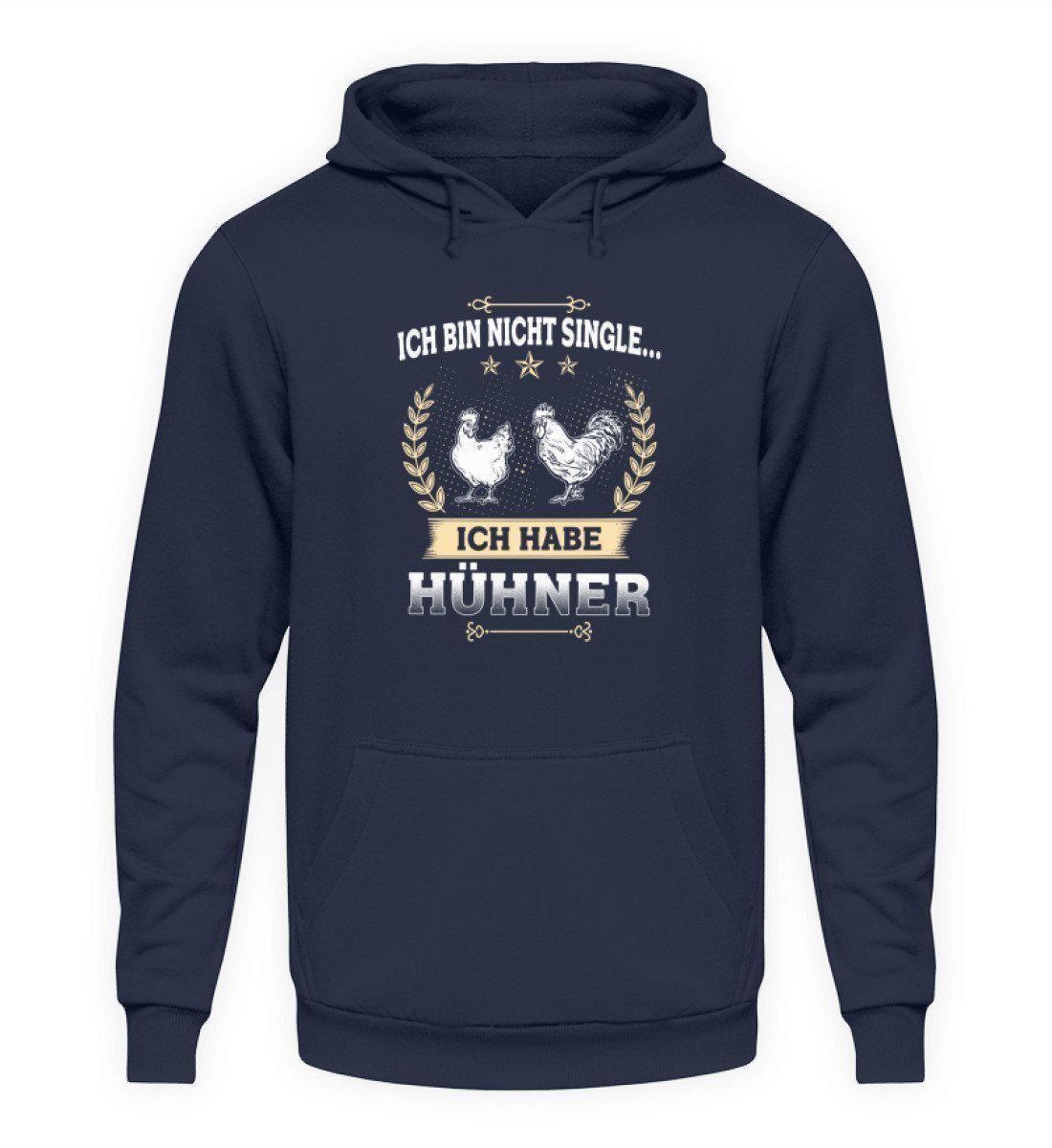 Ich bin nicht single Hühner · Unisex Kapuzenpullover Hoodie-Unisex Hoodie-Oxford Navy-L-Agrarstarz