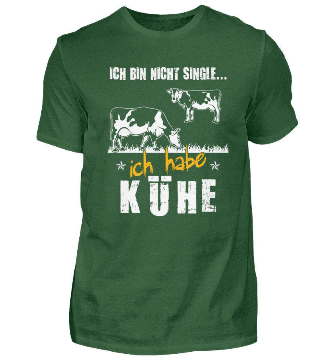 Ich bin nicht single Kühe · Herren T-Shirt-Herren Basic T-Shirt-Bottle Green-S-Agrarstarz