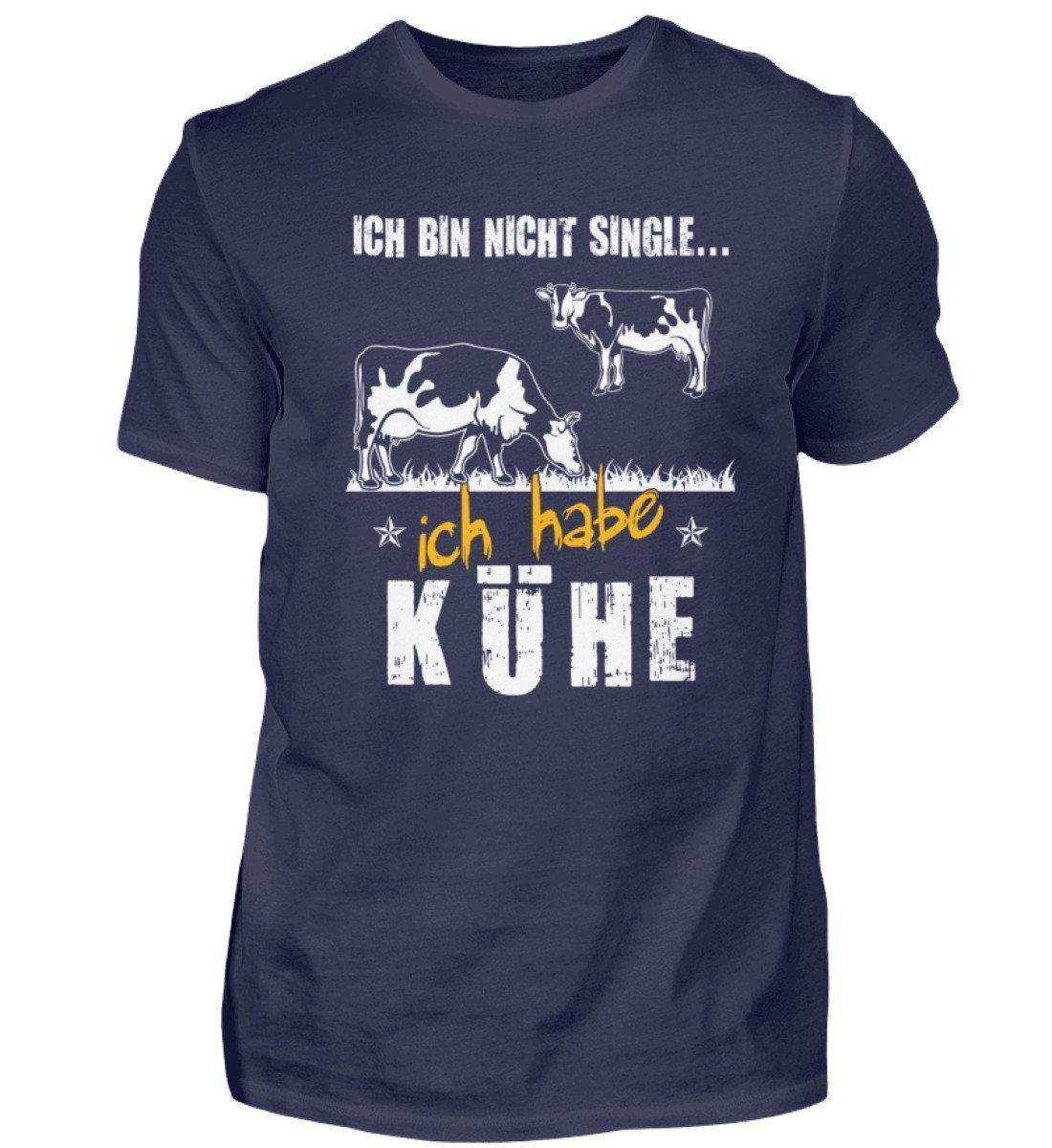 Ich bin nicht single Kühe · Herren T-Shirt-Herren Basic T-Shirt-Navy-S-Agrarstarz
