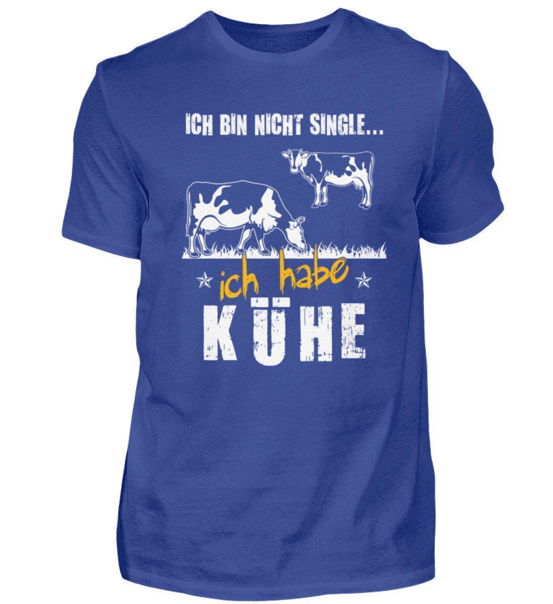 Ich bin nicht single Kühe · Herren T-Shirt-Herren Basic T-Shirt-Royal Blue-S-Agrarstarz