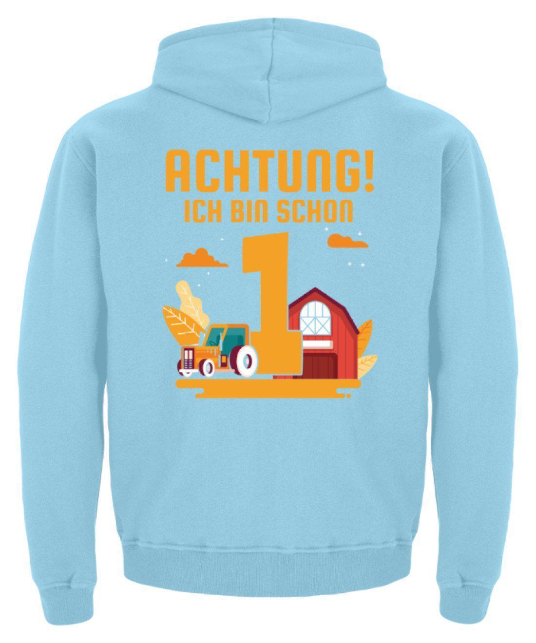Ich bin schon 1 · Kinder Kapuzenpullover Hoodie-Kinder Hoodie-Agrarstarz