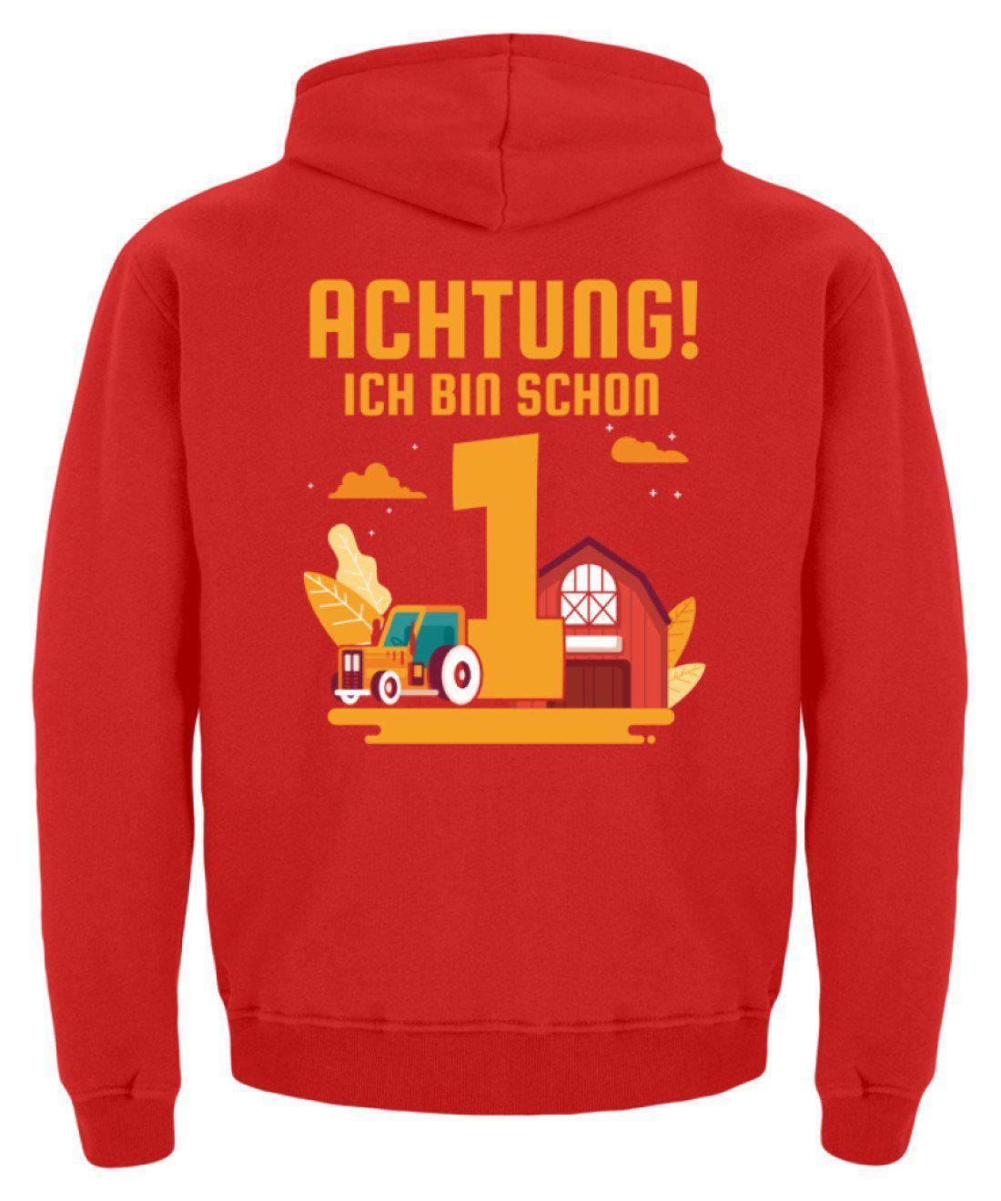 Ich bin schon 1 · Kinder Kapuzenpullover Hoodie-Kinder Hoodie-Agrarstarz