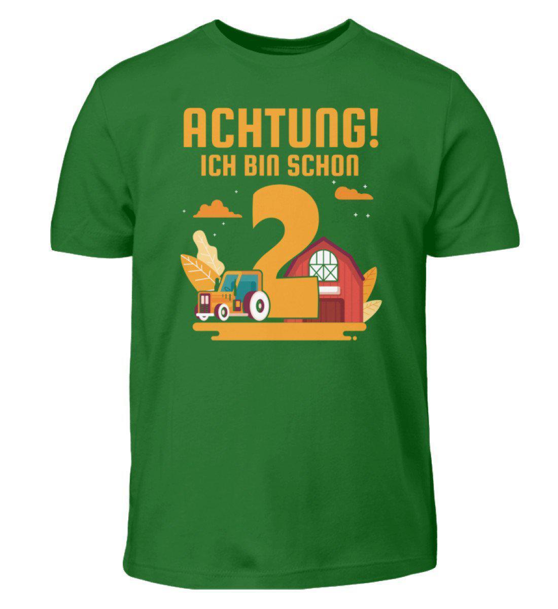 Ich bin schon 2 · Kinder T-Shirt-Kinder T-Shirt-Kelly Green-12/14 (152/164)-Agrarstarz