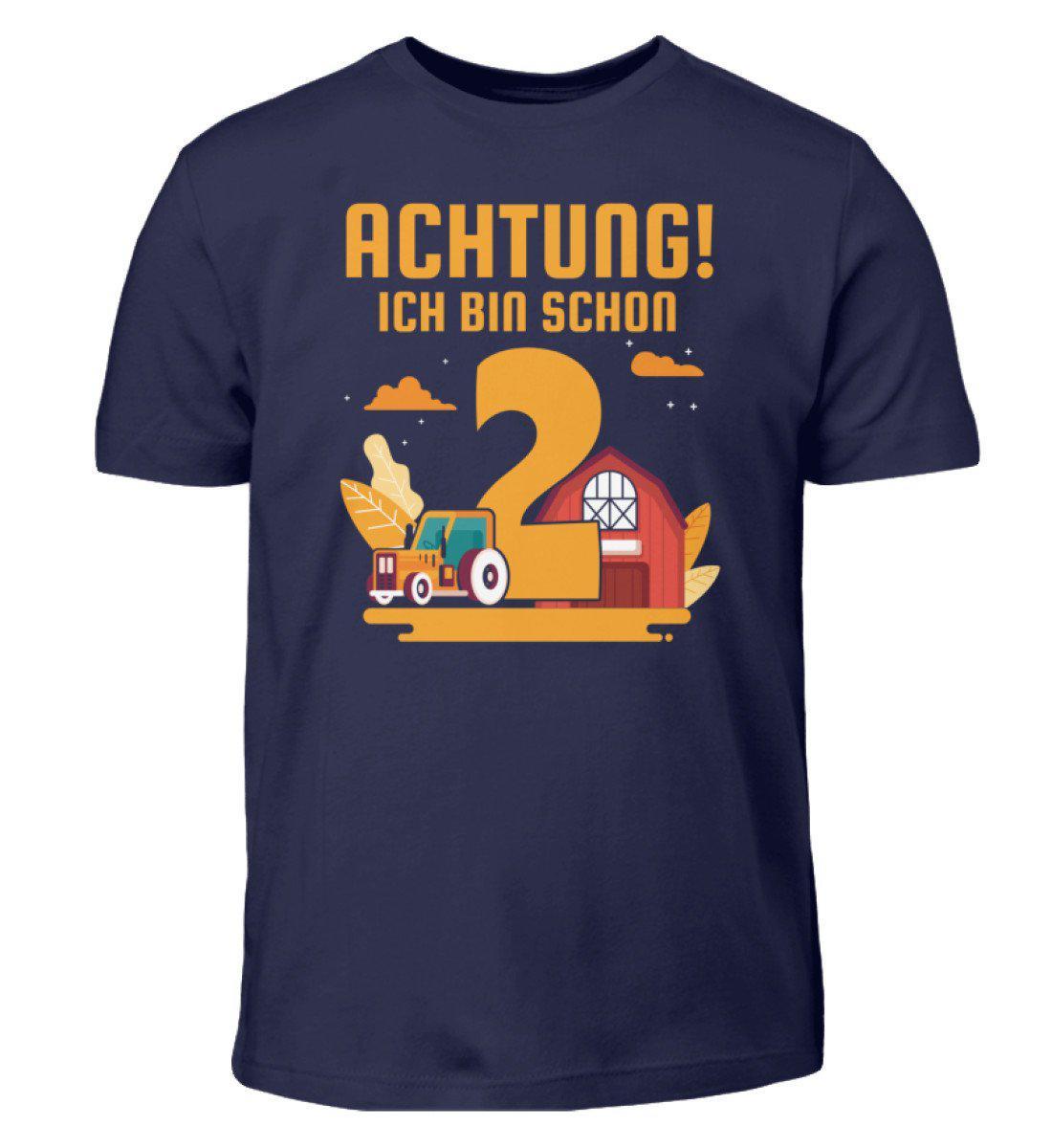 Ich bin schon 2 · Kinder T-Shirt-Kinder T-Shirt-Navy-12/14 (152/164)-Agrarstarz