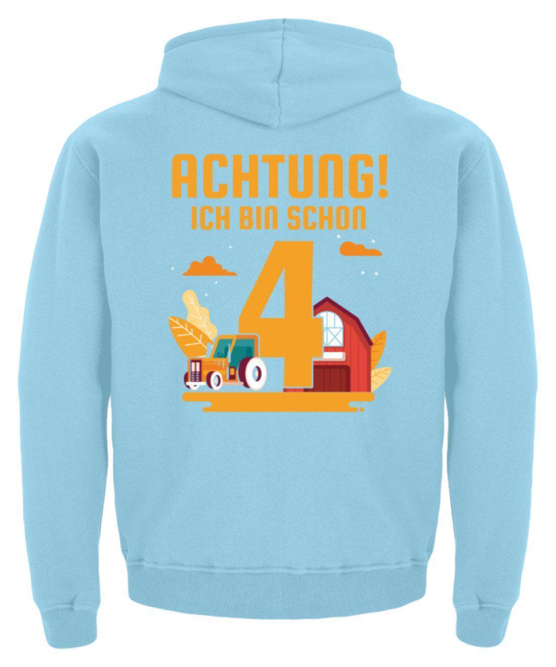 Ich bin schon 4 · Kinder Kapuzenpullover Hoodie-Kinder Hoodie-Agrarstarz
