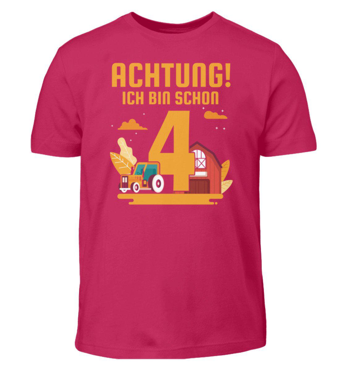 Ich bin schon 4 · Kinder T-Shirt-Kinder T-Shirt-Sorbet-12/14 (152/164)-Agrarstarz