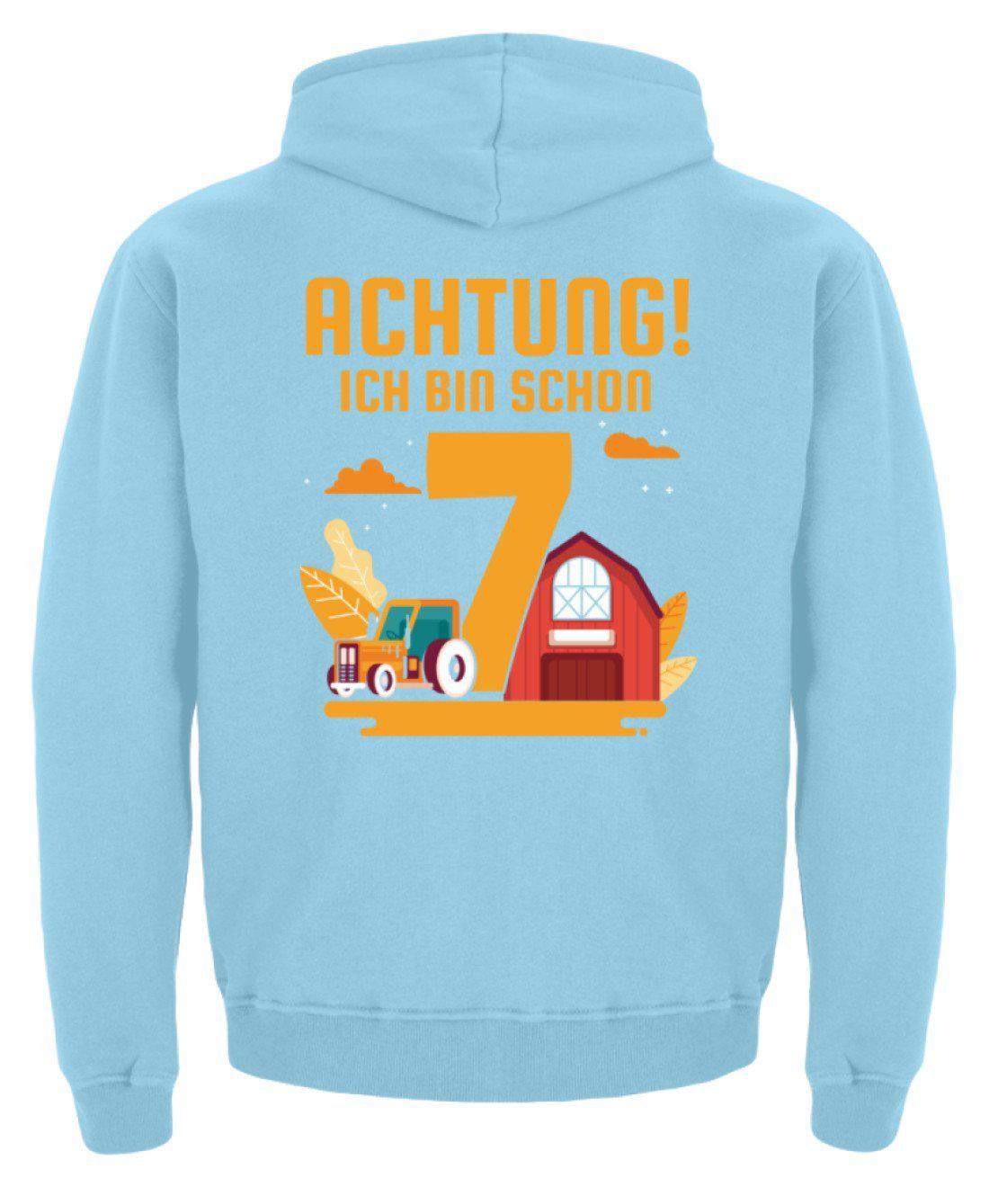 Ich bin schon 7 · Kinder Kapuzenpullover Hoodie-Kinder Hoodie-Agrarstarz