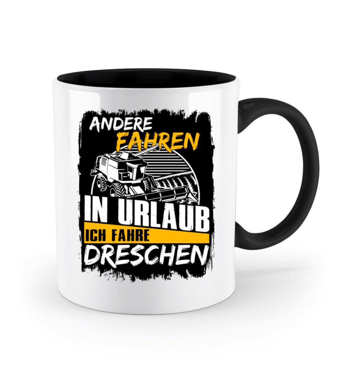 Ich fahre Dreschen · Keramik Tasse zweifarbig-Keramik Tasse Zweifarbig-Agrarstarz