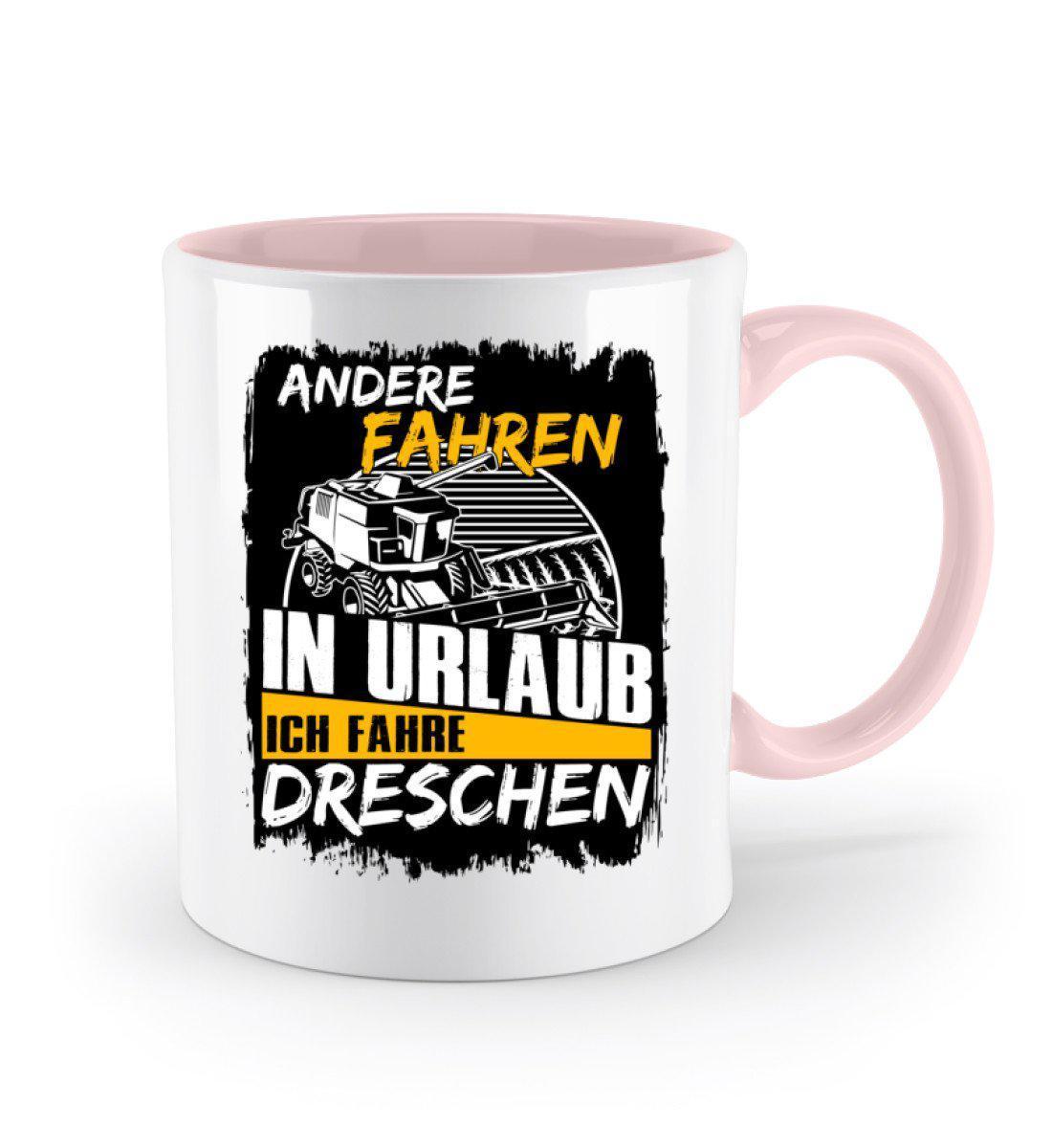Ich fahre Dreschen · Keramik Tasse zweifarbig-Keramik Tasse Zweifarbig-Agrarstarz