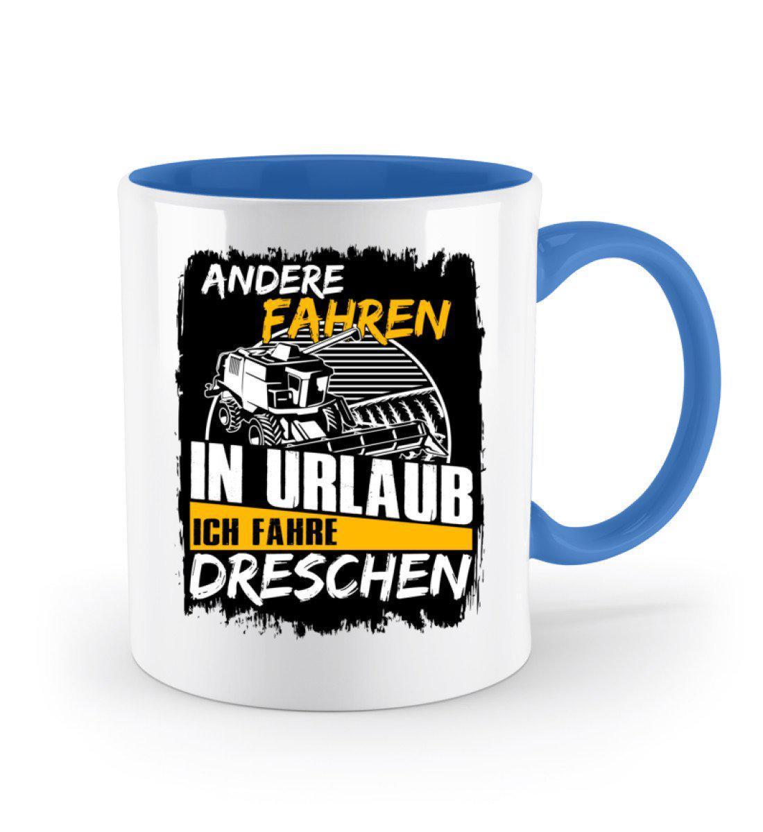 Ich fahre Dreschen · Keramik Tasse zweifarbig-Keramik Tasse Zweifarbig-Agrarstarz
