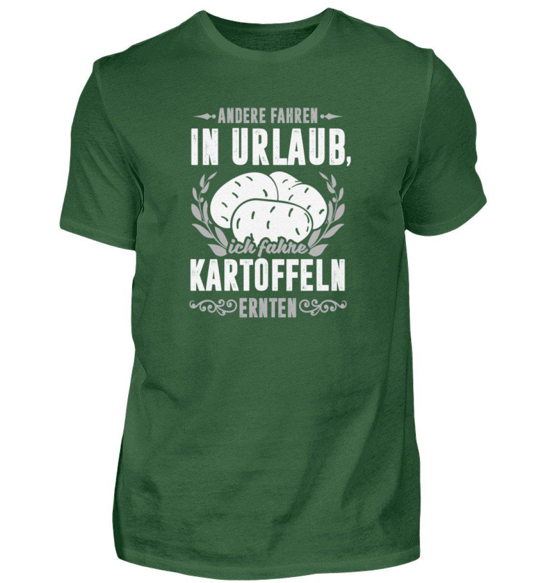 Ich fahre Kartoffeln · Herren T-Shirt-Herren Basic T-Shirt-Bottle Green-S-Agrarstarz