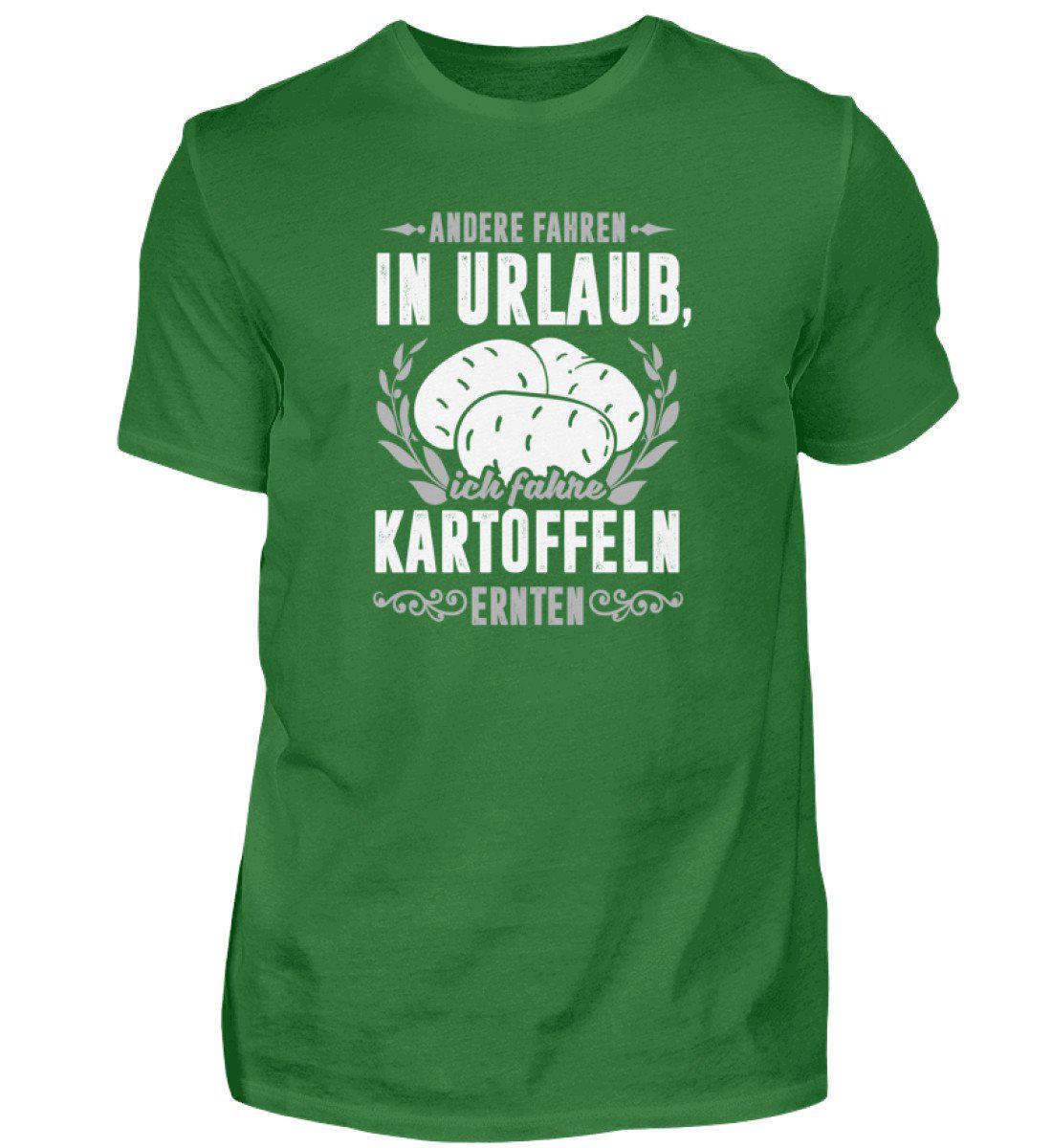 Ich fahre Kartoffeln · Herren T-Shirt-Herren Basic T-Shirt-Kelly Green-S-Agrarstarz