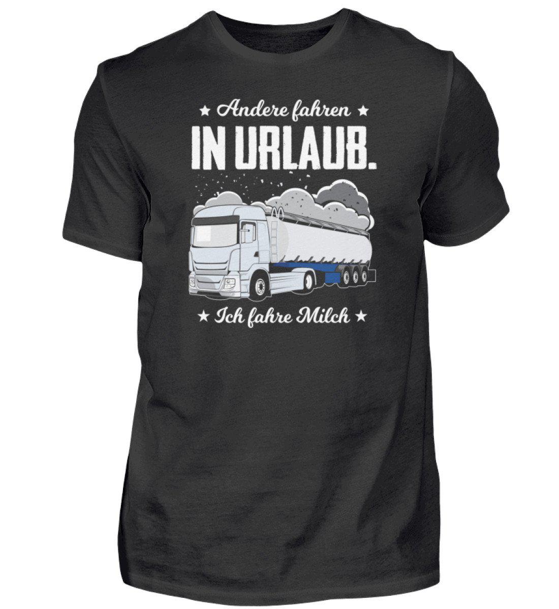 Ich fahre Milch · Herren T-Shirt-Herren Basic T-Shirt-Black-S-Agrarstarz