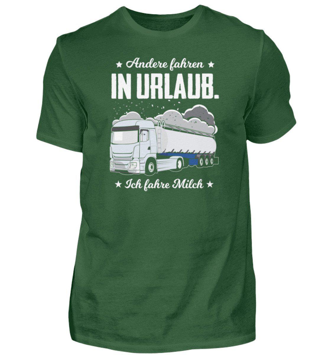 Ich fahre Milch · Herren T-Shirt-Herren Basic T-Shirt-Bottle Green-S-Agrarstarz