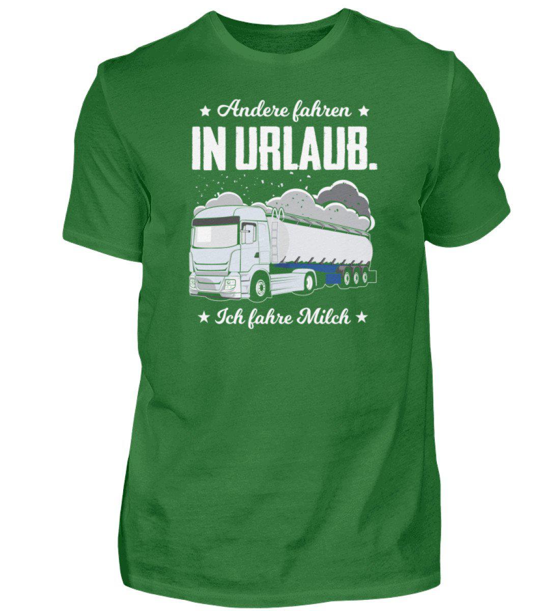 Ich fahre Milch · Herren T-Shirt-Herren Basic T-Shirt-Kelly Green-S-Agrarstarz