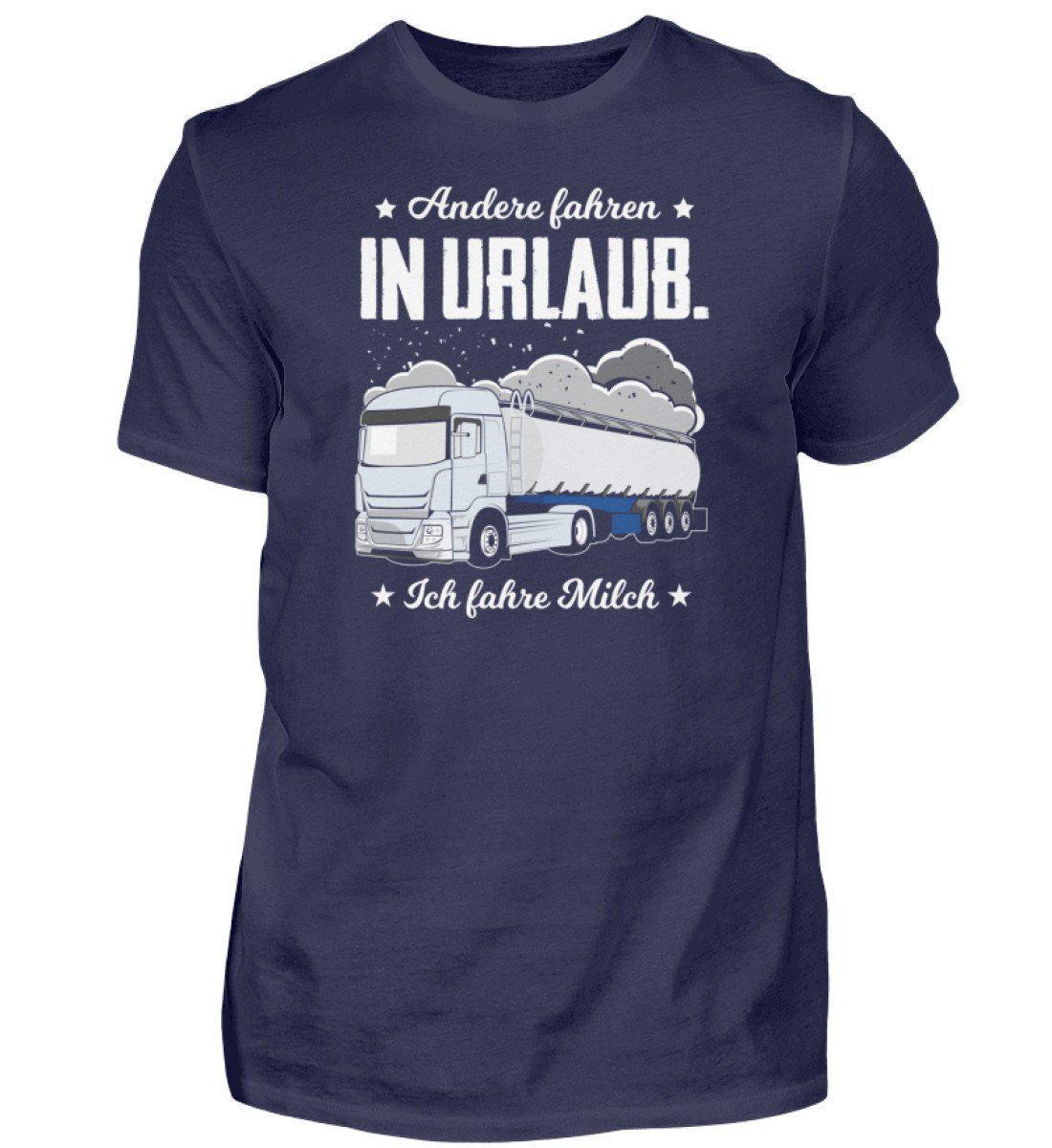 Ich fahre Milch · Herren T-Shirt-Herren Basic T-Shirt-Navy-S-Agrarstarz