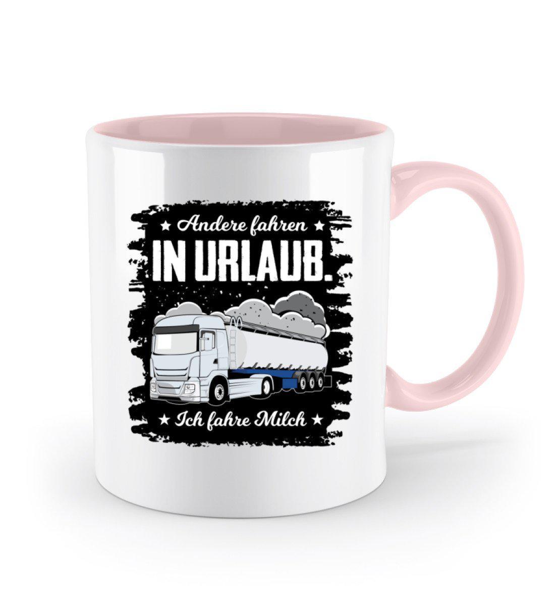 Ich fahre Milch · Keramik Tasse zweifarbig-Keramik Tasse Zweifarbig-Agrarstarz