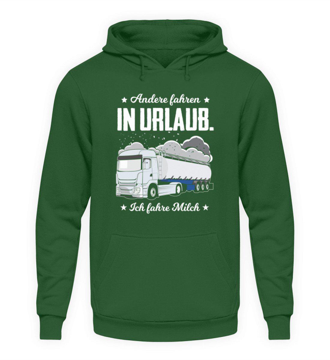 Ich fahre Milch · Unisex Kapuzenpullover Hoodie-Unisex Hoodie-Bottle Green-S-Agrarstarz