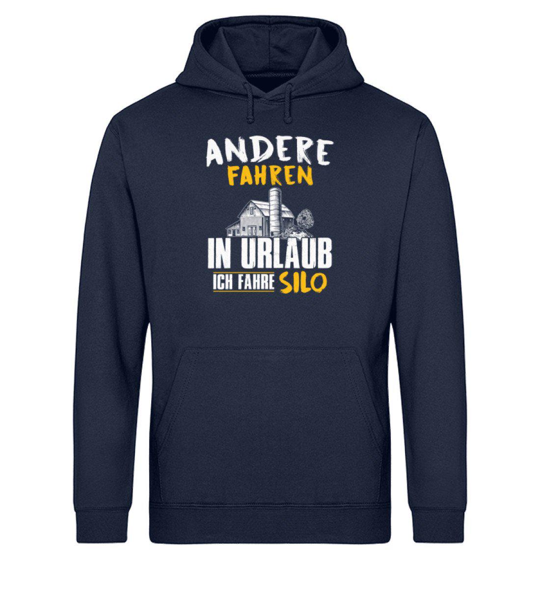Ich fahre Silo · Unisex Organic Hoodie-Drummer Hoodie ST/ST-French Navy-XS-Agrarstarz