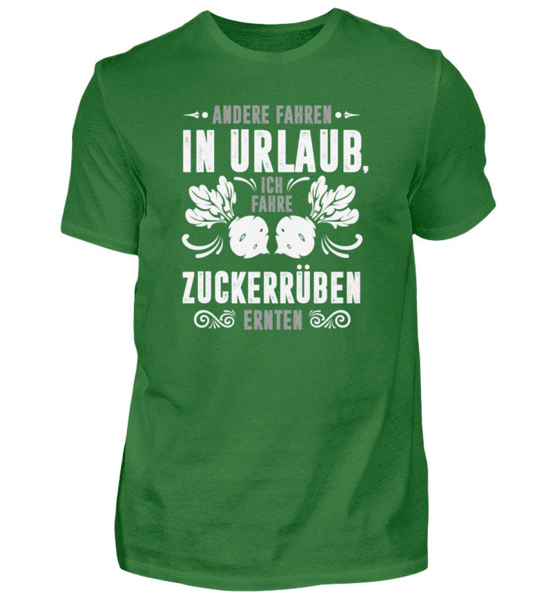 Ich fahre Zuckerrüben ernten · Herren T-Shirt-Herren Basic T-Shirt-Kelly Green-S-Agrarstarz