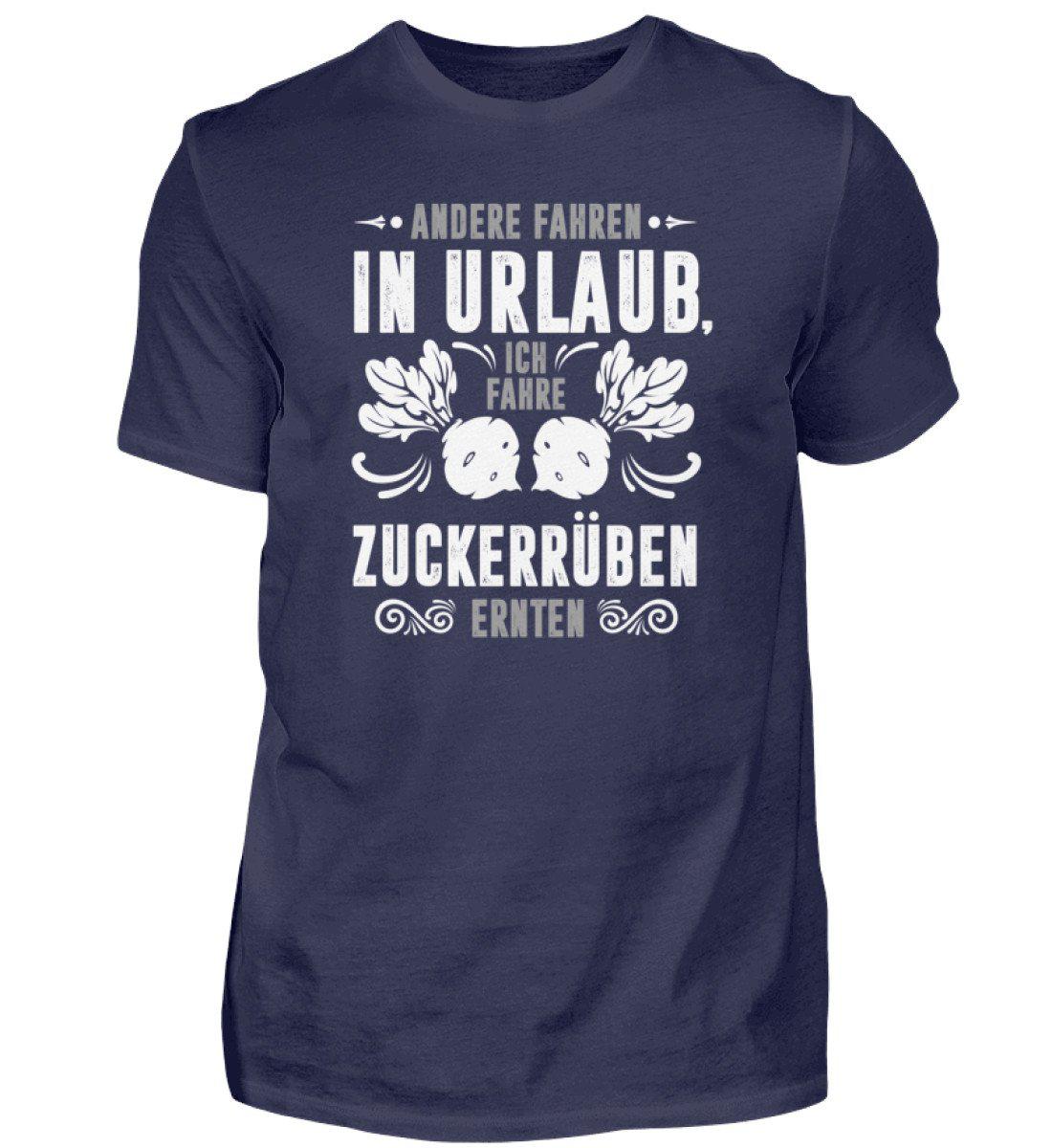 Ich fahre Zuckerrüben ernten · Herren T-Shirt-Herren Basic T-Shirt-Navy-S-Agrarstarz