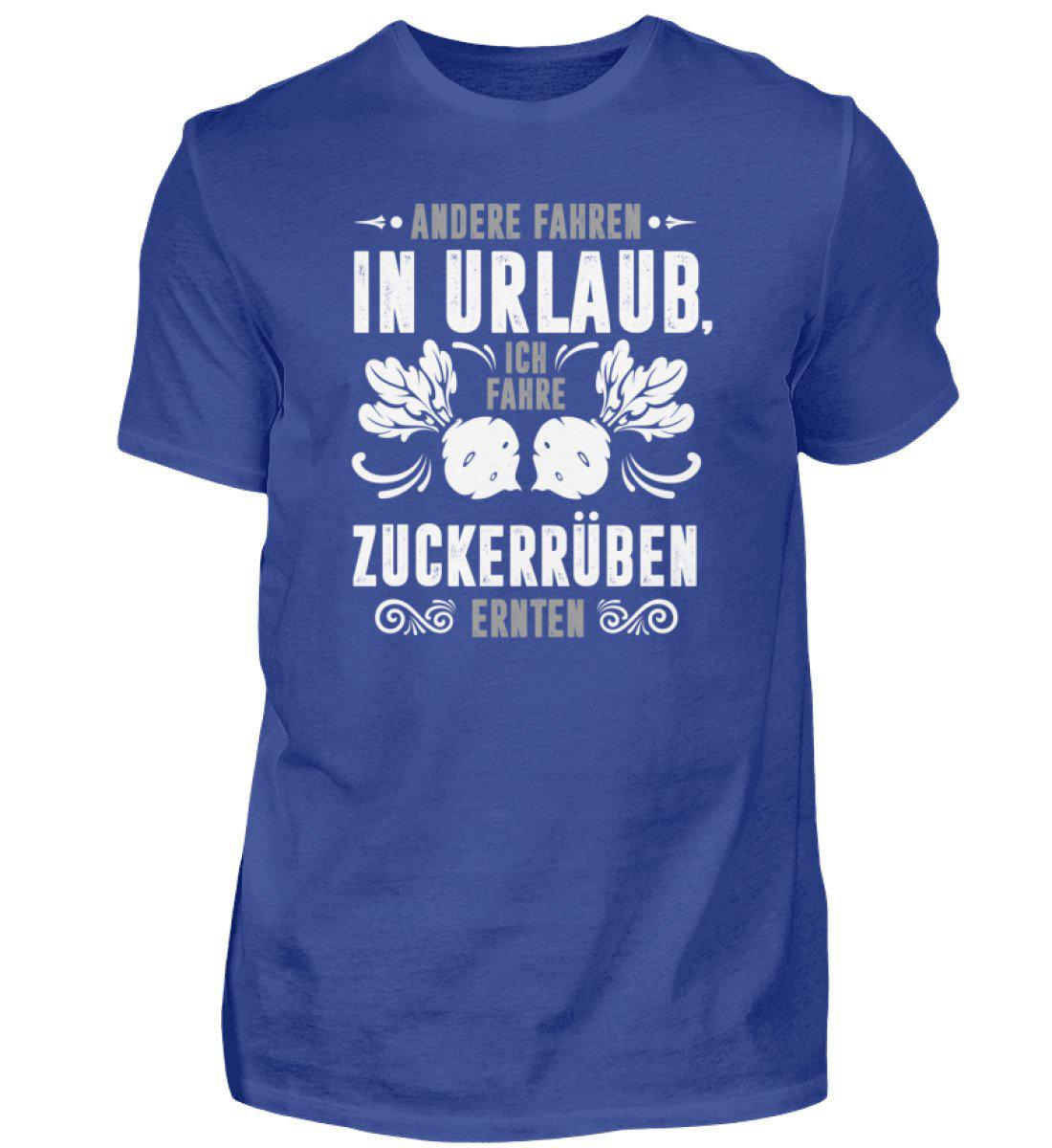 Ich fahre Zuckerrüben ernten · Herren T-Shirt-Herren Basic T-Shirt-Royal Blue-S-Agrarstarz