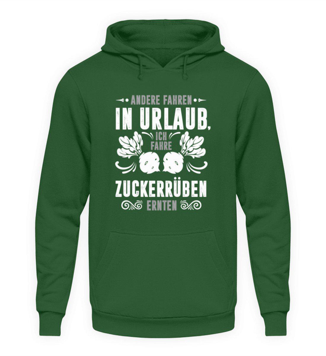 Ich fahre Zuckerrüben ernten · Unisex Kapuzenpullover Hoodie-Unisex Hoodie-Bottle Green-S-Agrarstarz