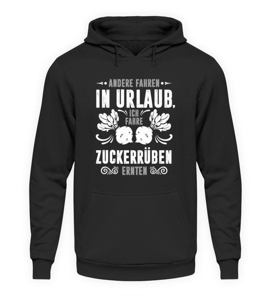 Ich fahre Zuckerrüben ernten · Unisex Kapuzenpullover Hoodie-Unisex Hoodie-Jet Black-S-Agrarstarz