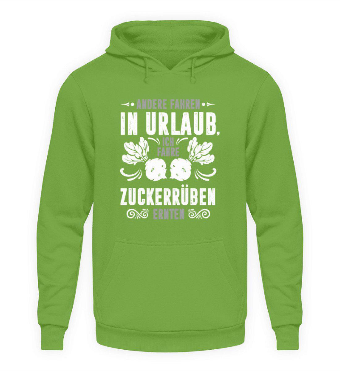 Ich fahre Zuckerrüben ernten · Unisex Kapuzenpullover Hoodie-Unisex Hoodie-LimeGreen-S-Agrarstarz