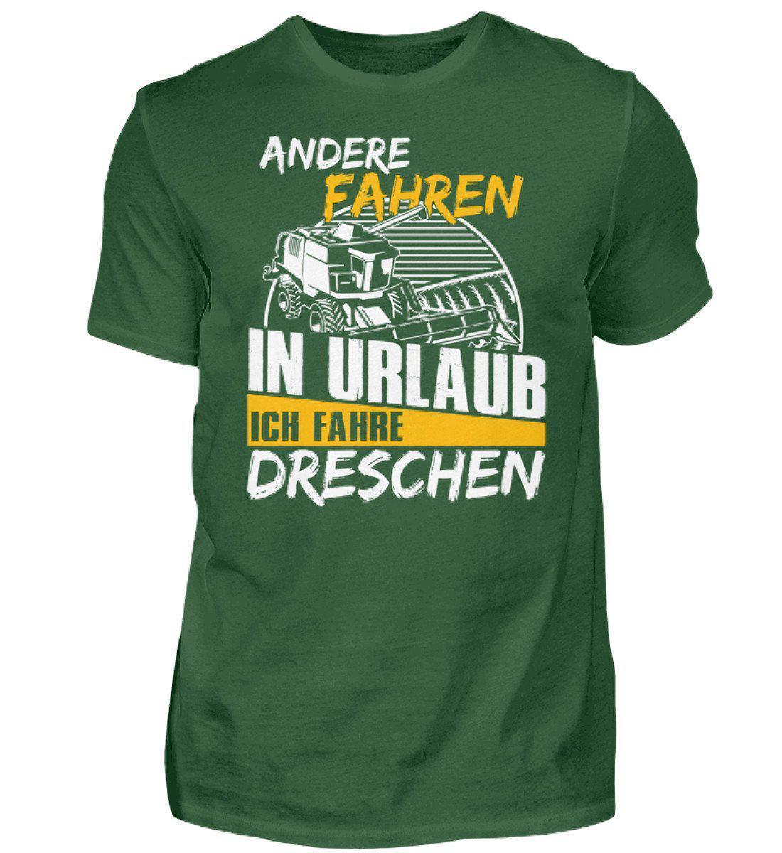 Ich fahre dreschen · Herren T-Shirt-Herren Basic T-Shirt-Bottle Green-S-Agrarstarz