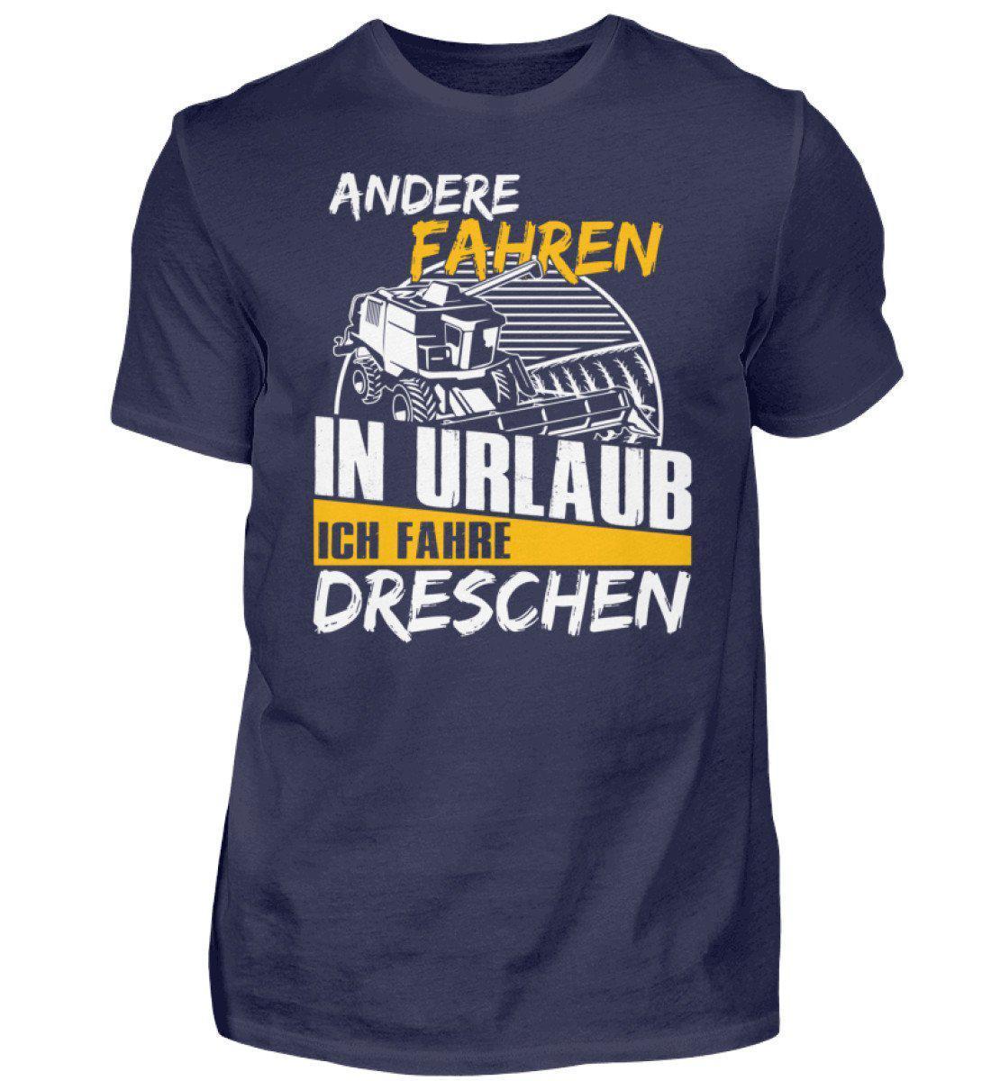Ich fahre dreschen · Herren T-Shirt-Herren Basic T-Shirt-Navy-S-Agrarstarz