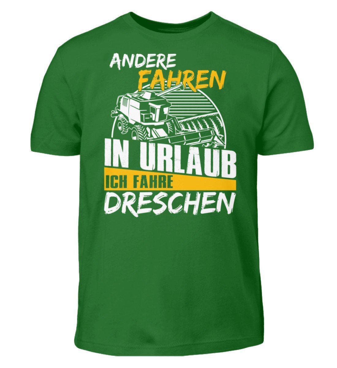 Ich fahre dreschen · Kinder T-Shirt-Kinder T-Shirt-Kelly Green-3/4 (98/104)-Agrarstarz