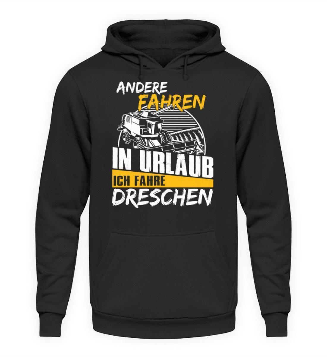 Ich fahre dreschen · Unisex Kapuzenpullover Hoodie-Unisex Hoodie-Jet Black-L-Agrarstarz