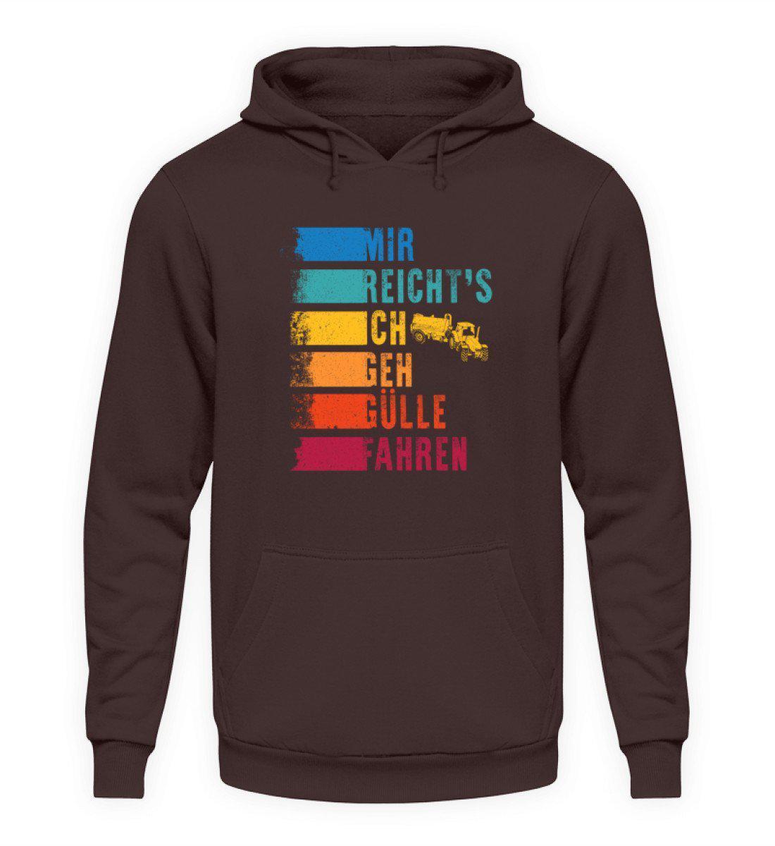 Ich geh Gülle fahren retro · Unisex Kapuzenpullover Hoodie-Unisex Hoodie-Hot Chocolate-S-Agrarstarz