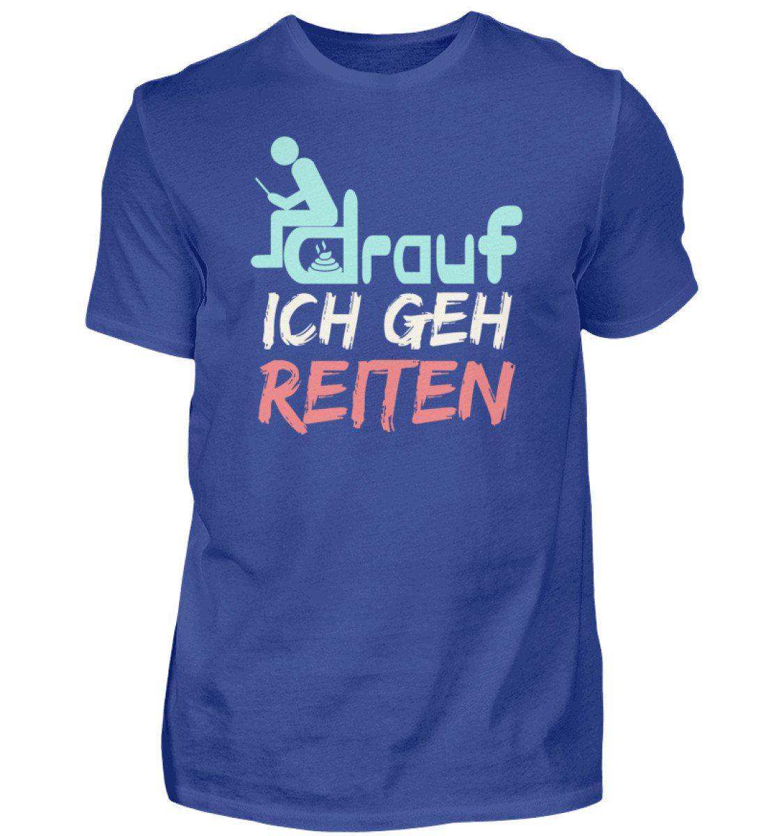 Ich geh reiten · Herren T-Shirt-Herren Basic T-Shirt-Royal Blue-S-Agrarstarz
