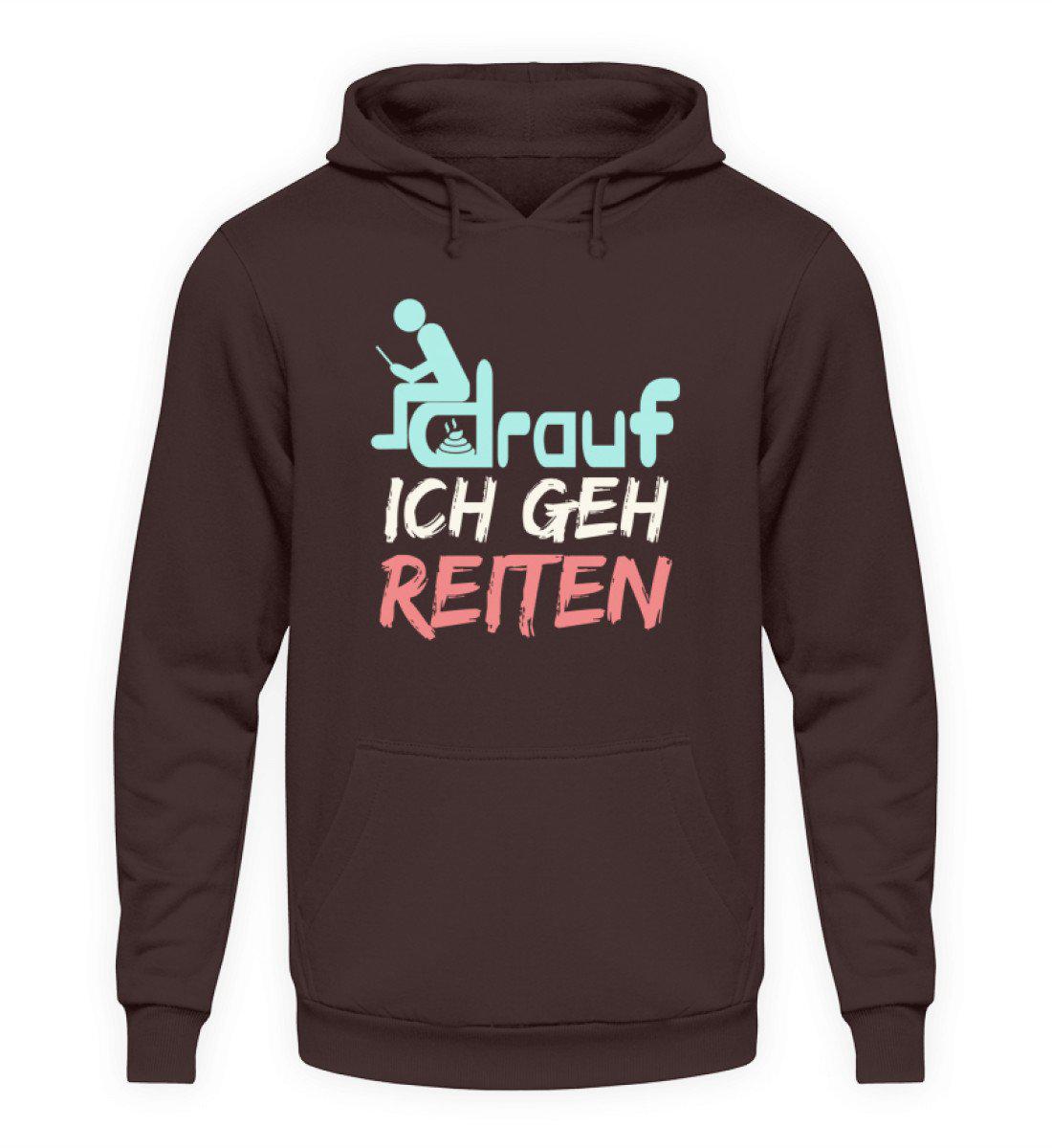 Ich geh reiten · Unisex Kapuzenpullover Hoodie-Unisex Hoodie-Hot Chocolate-S-Agrarstarz